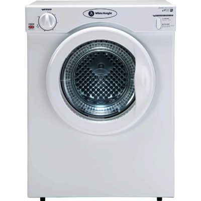 White Knight C38AW 3kg Compact Vented Tumble Dryer in White